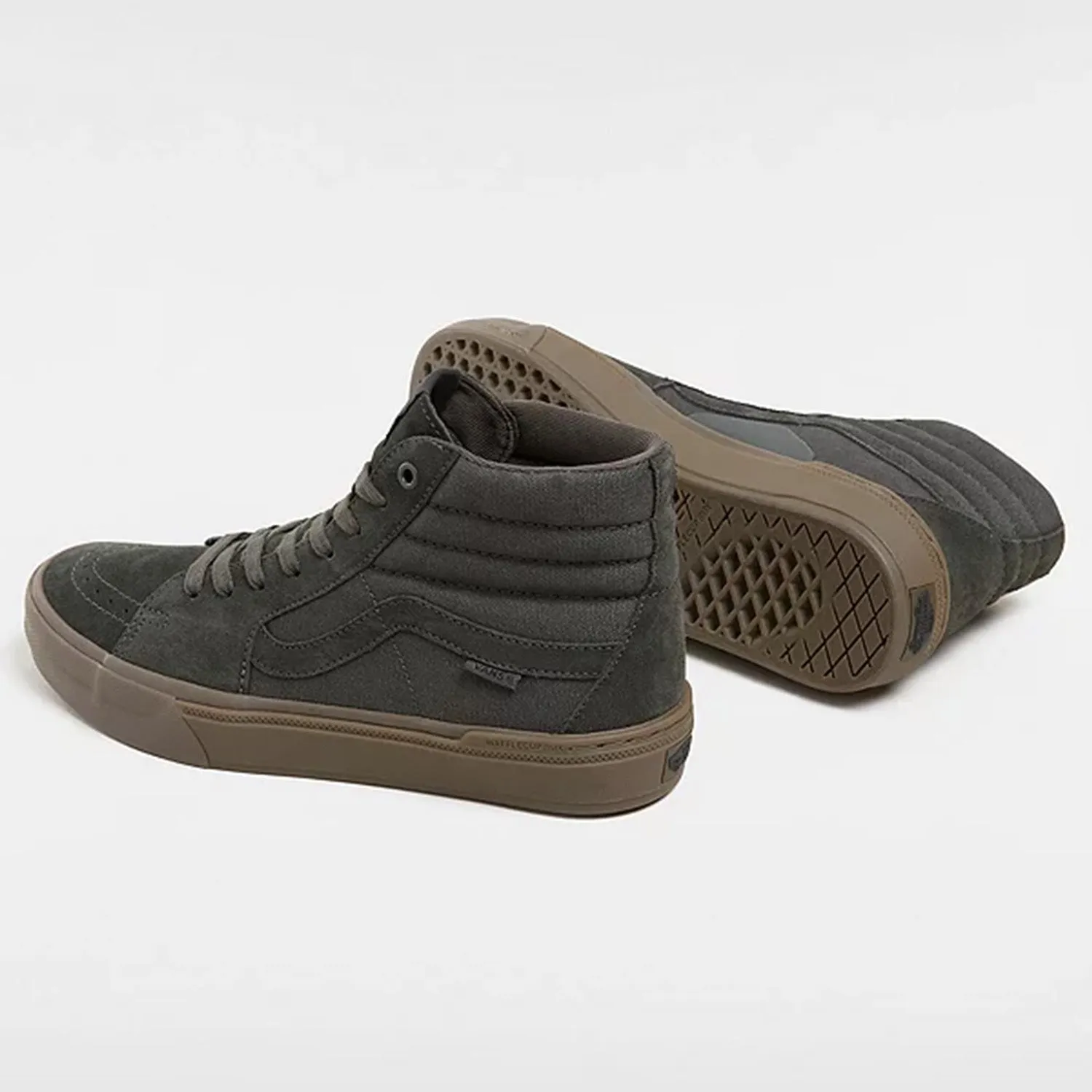 Sk8-Hi Vans BMX Sneakers in Dark Gray with Gum Sole