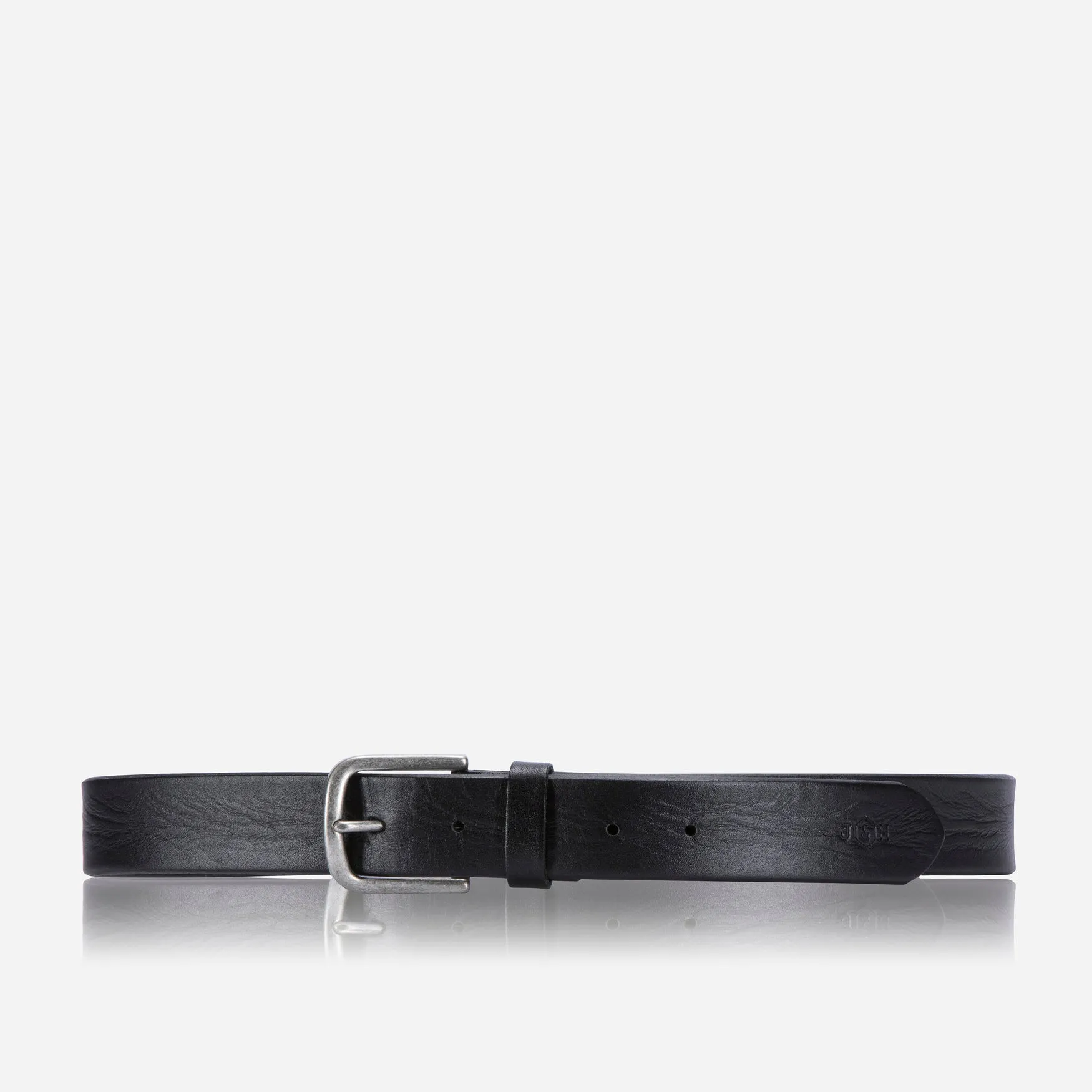 Vintage Leather Belt, Black