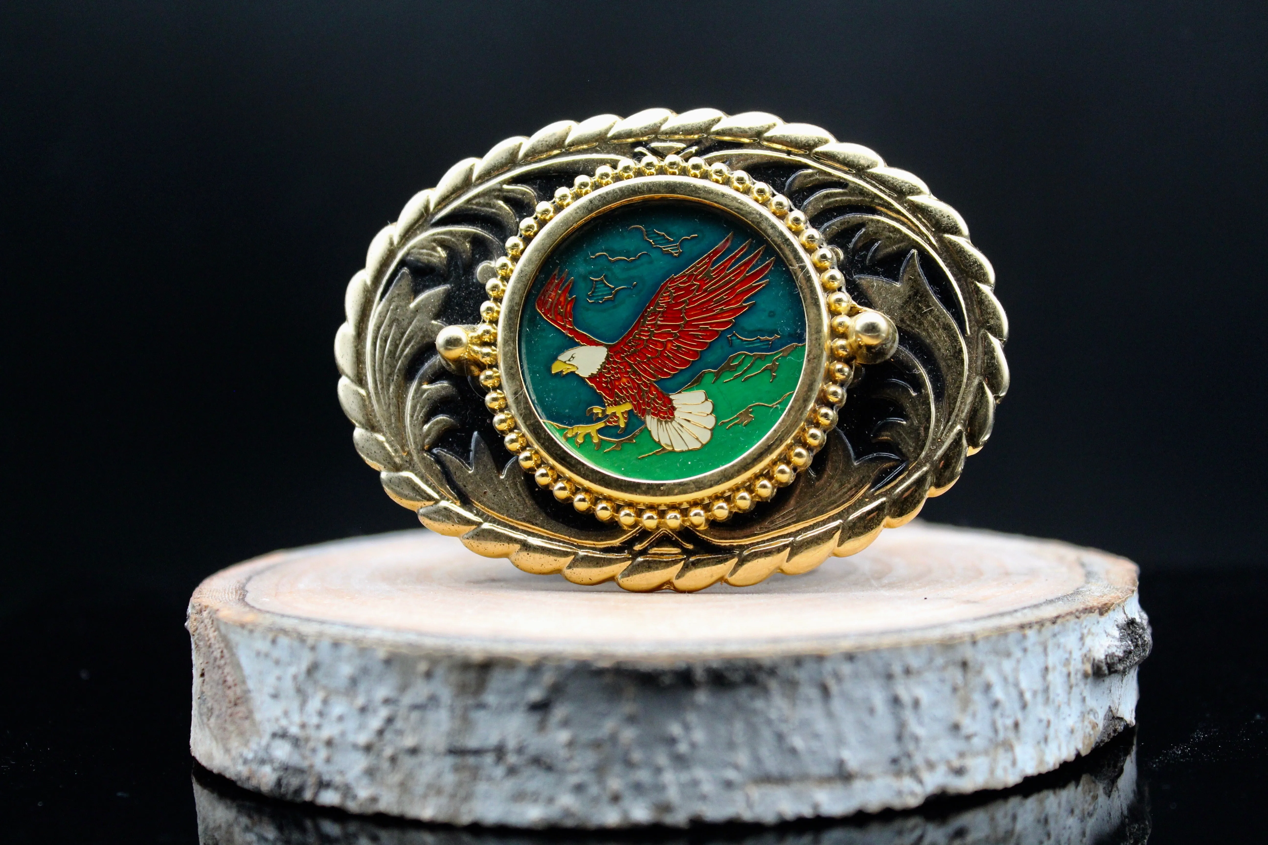 Vintage Wildlife Belt Buckle