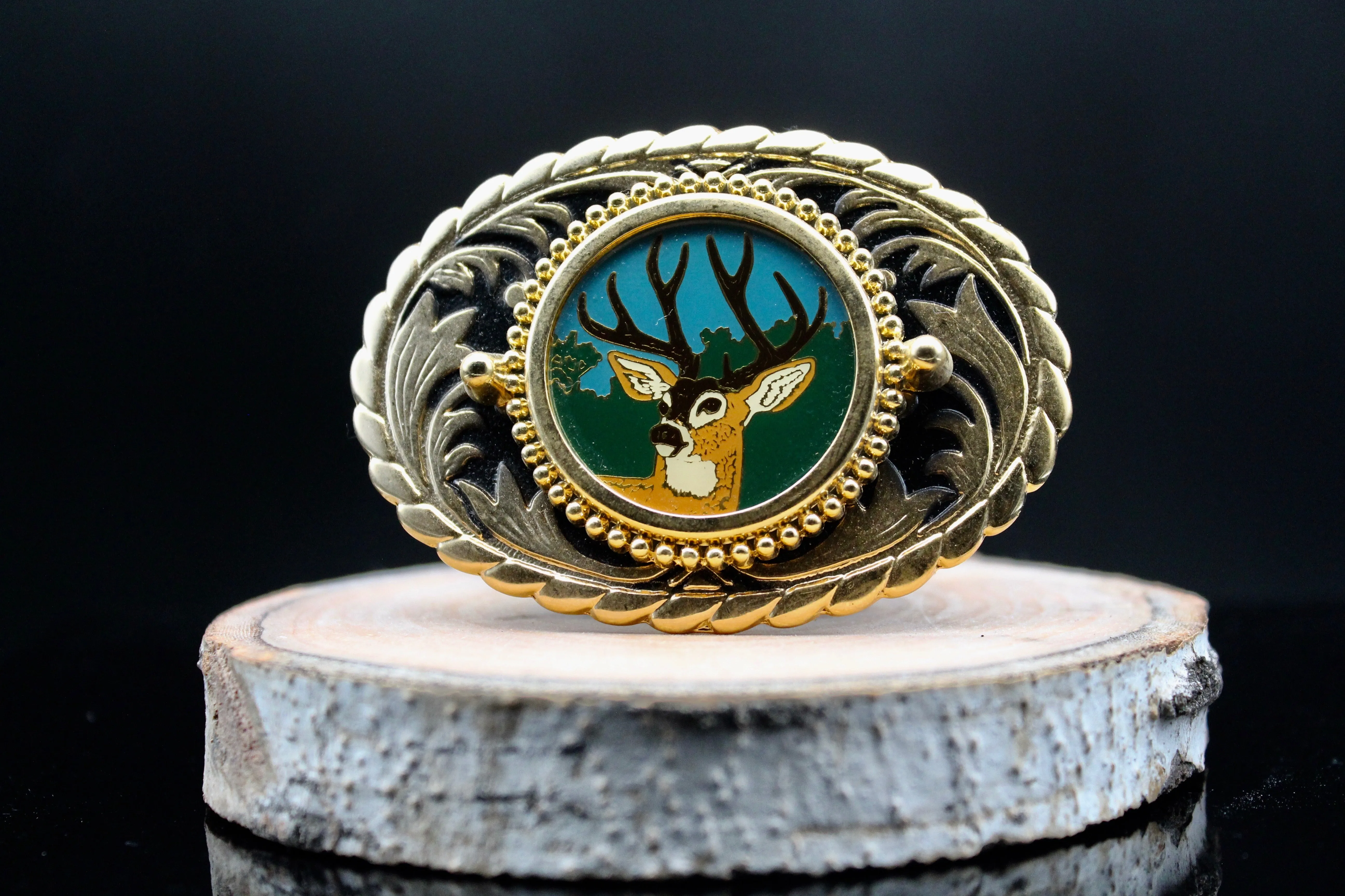 Vintage Wildlife Belt Buckle