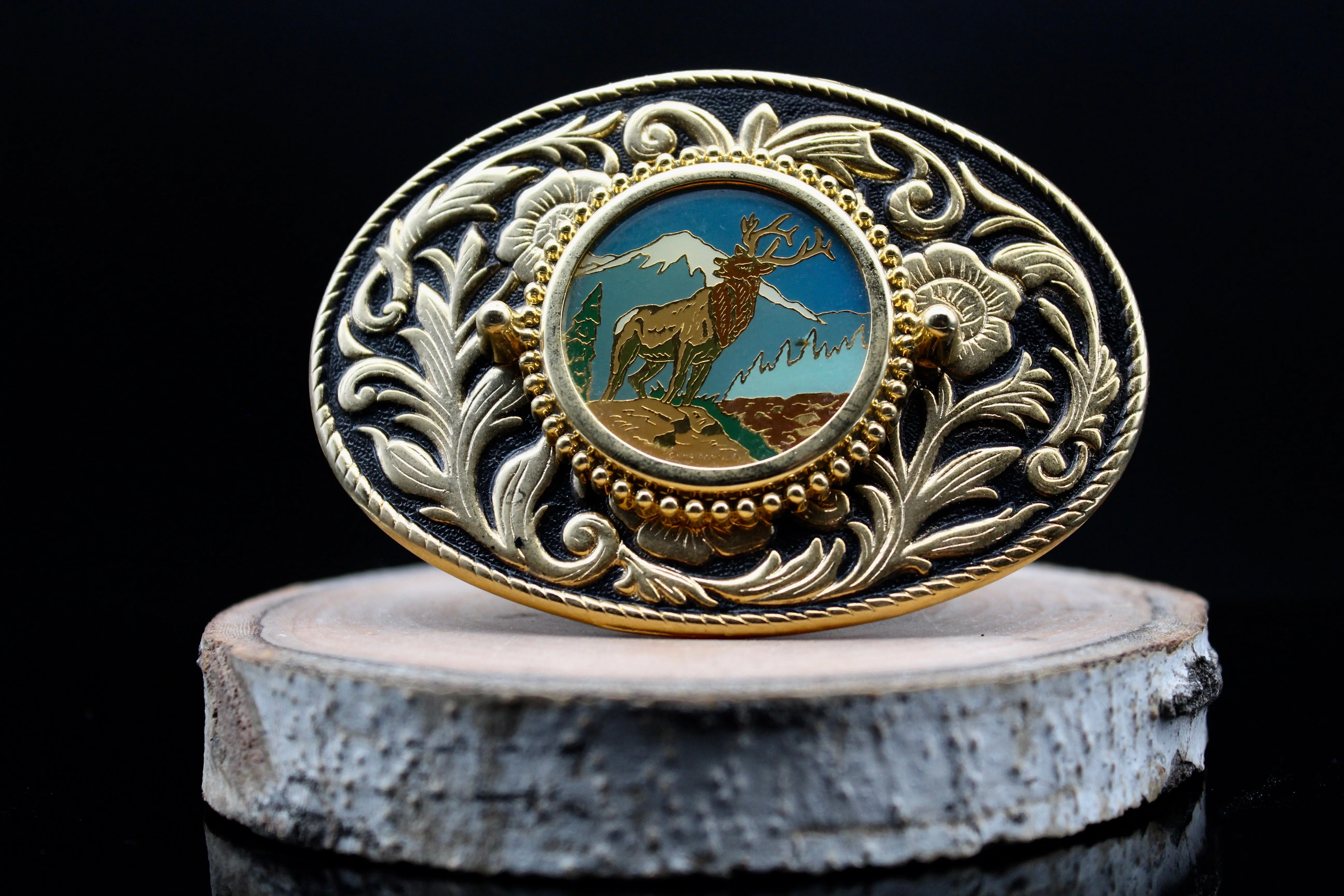 Vintage Wildlife Belt Buckle