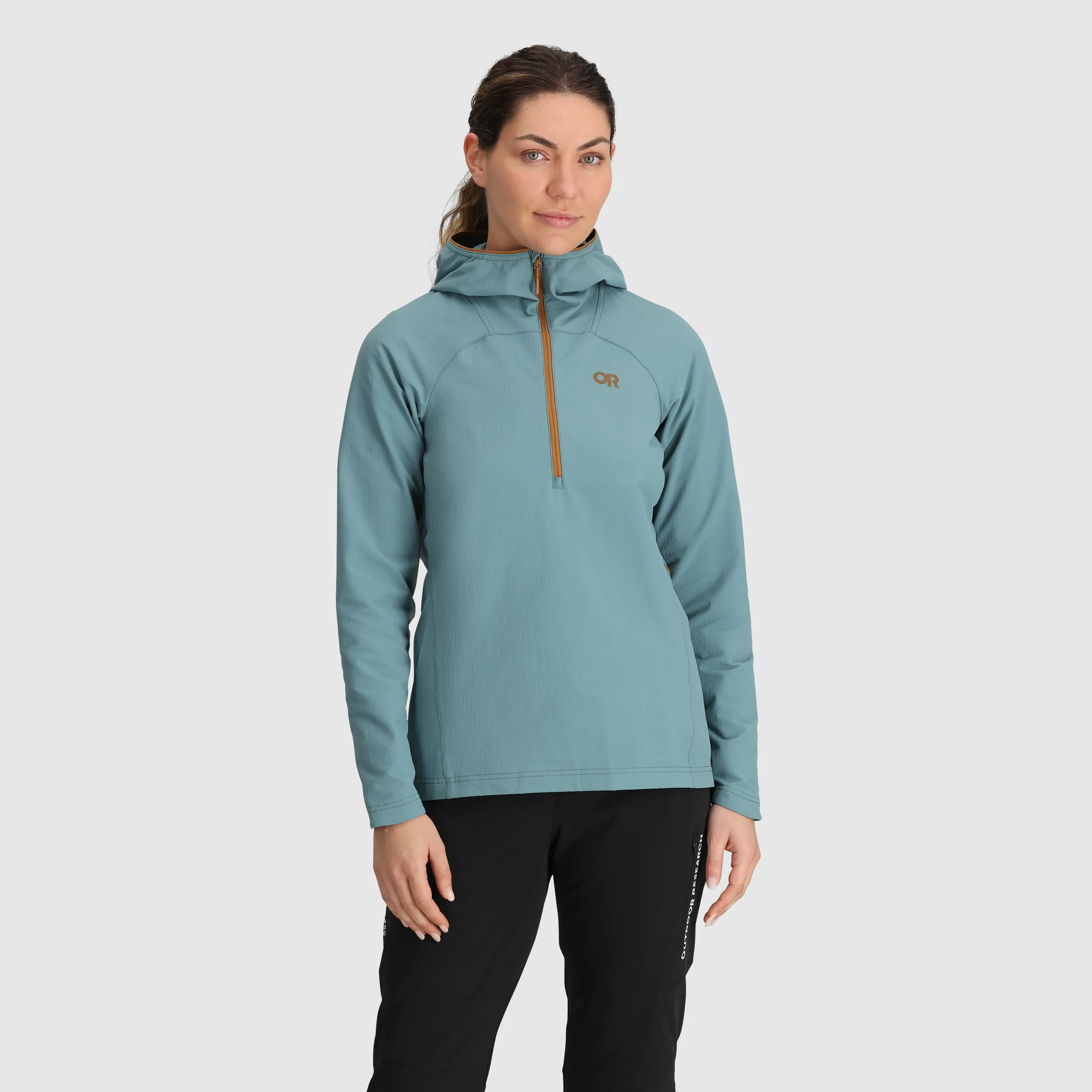 Women's Freewheel Half Zip Soft Shell Hoodie