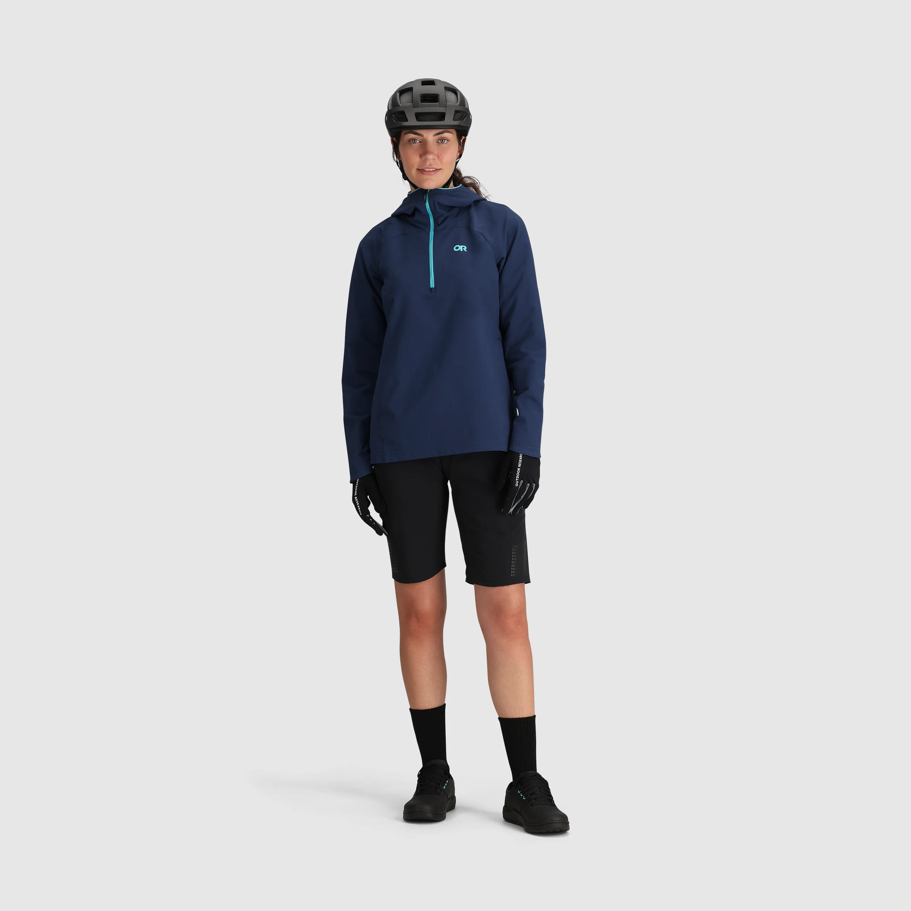 Women's Freewheel Half Zip Soft Shell Hoodie