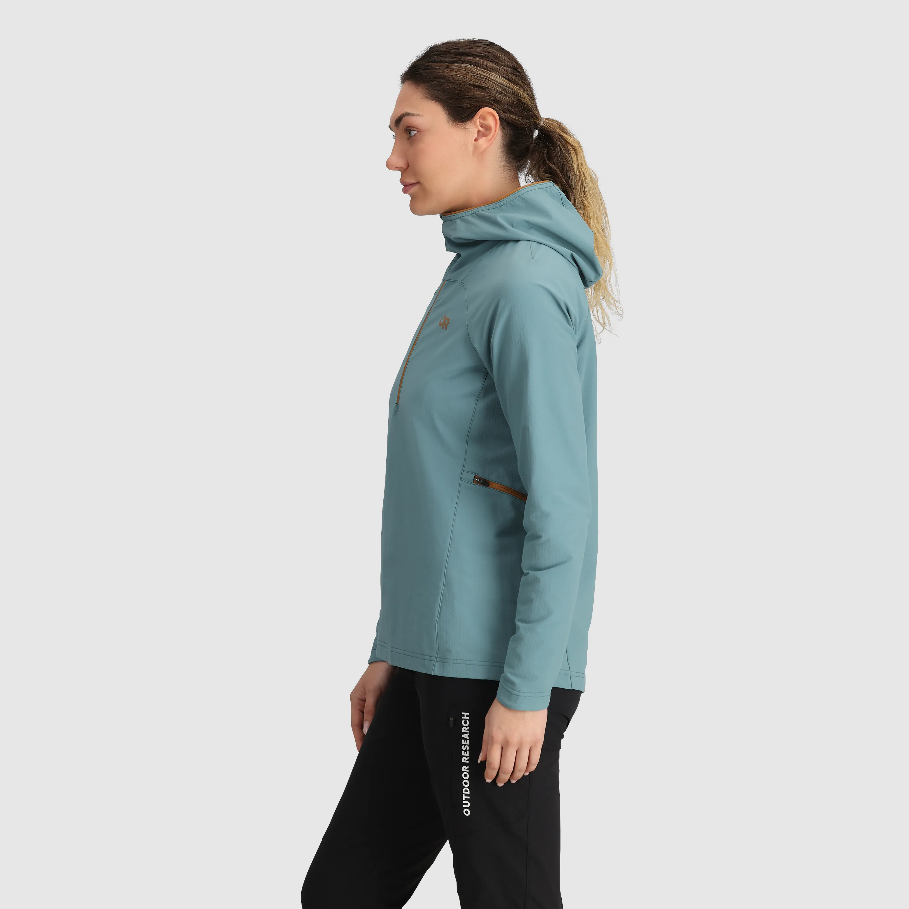 Women's Freewheel Half Zip Soft Shell Hoodie