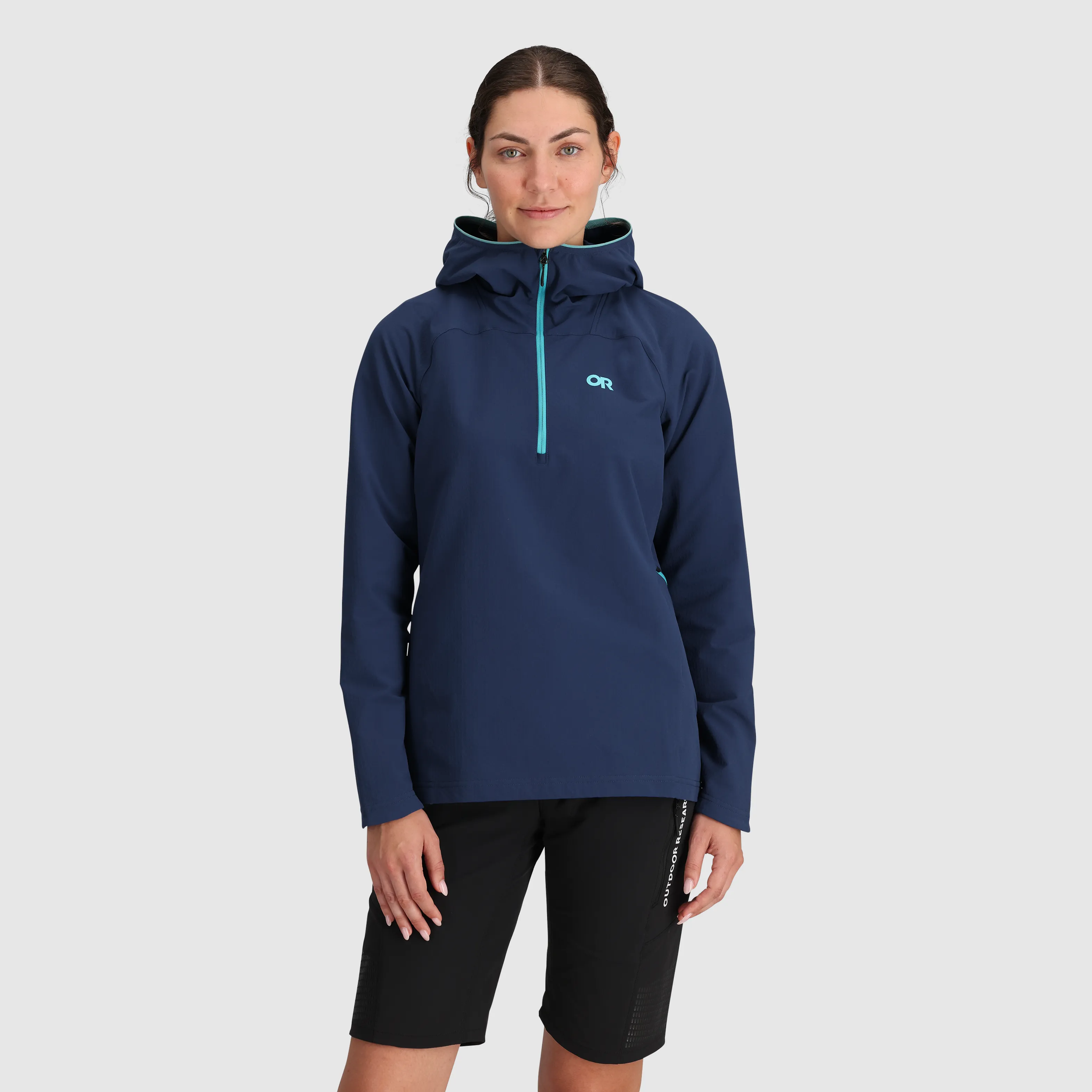 Women's Freewheel Half Zip Soft Shell Hoodie