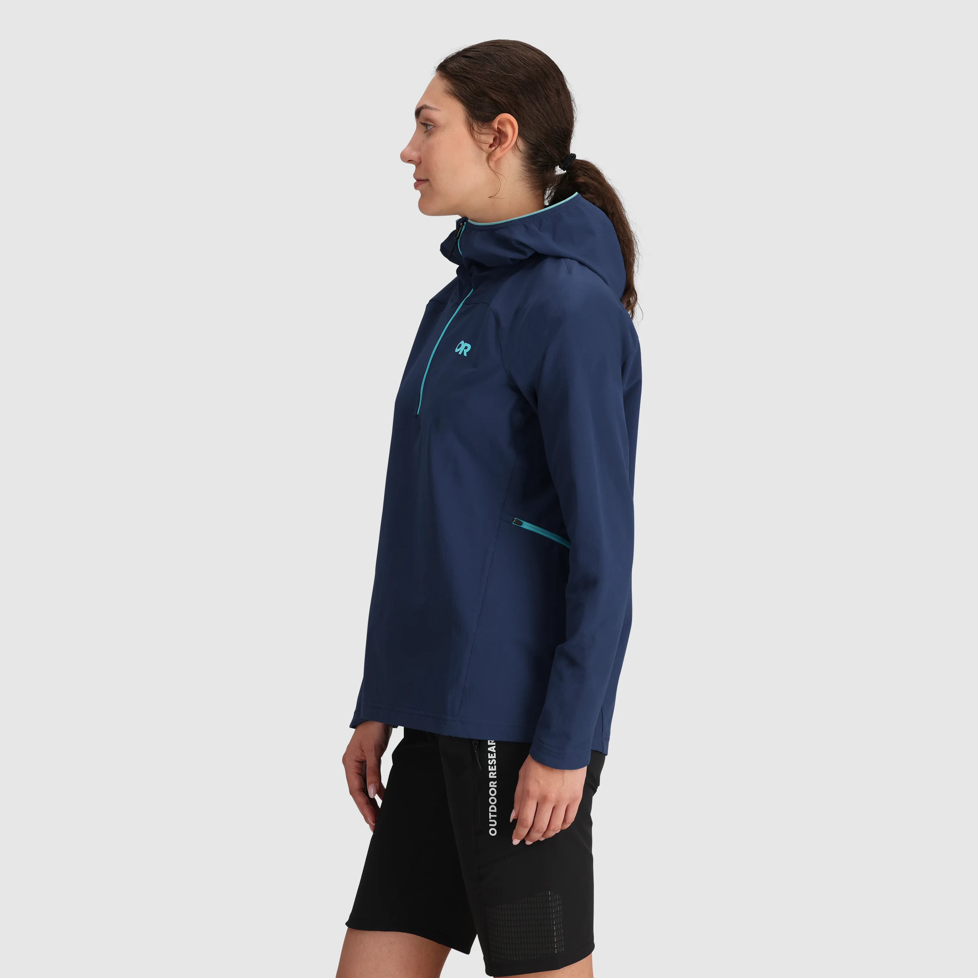 Women's Freewheel Half Zip Soft Shell Hoodie