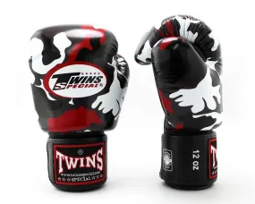 泰拳拳套 Thai Boxing Gloves : Twins Special FBGVL3-AR RED